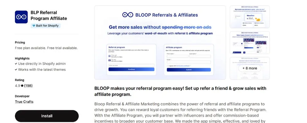 Bloop  loyalty app 